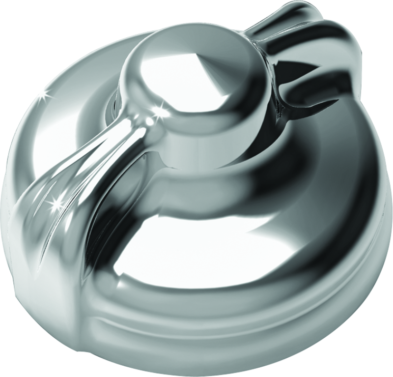 Kuryakyn Easy Turn Dipstick Cap Chrome for Harley-Davidson Models (Part Number: kur1007)