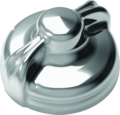 Kuryakyn Easy Turn Dipstick Cap Chrome for Harley-Davidson Models (Part Number: kur1007)