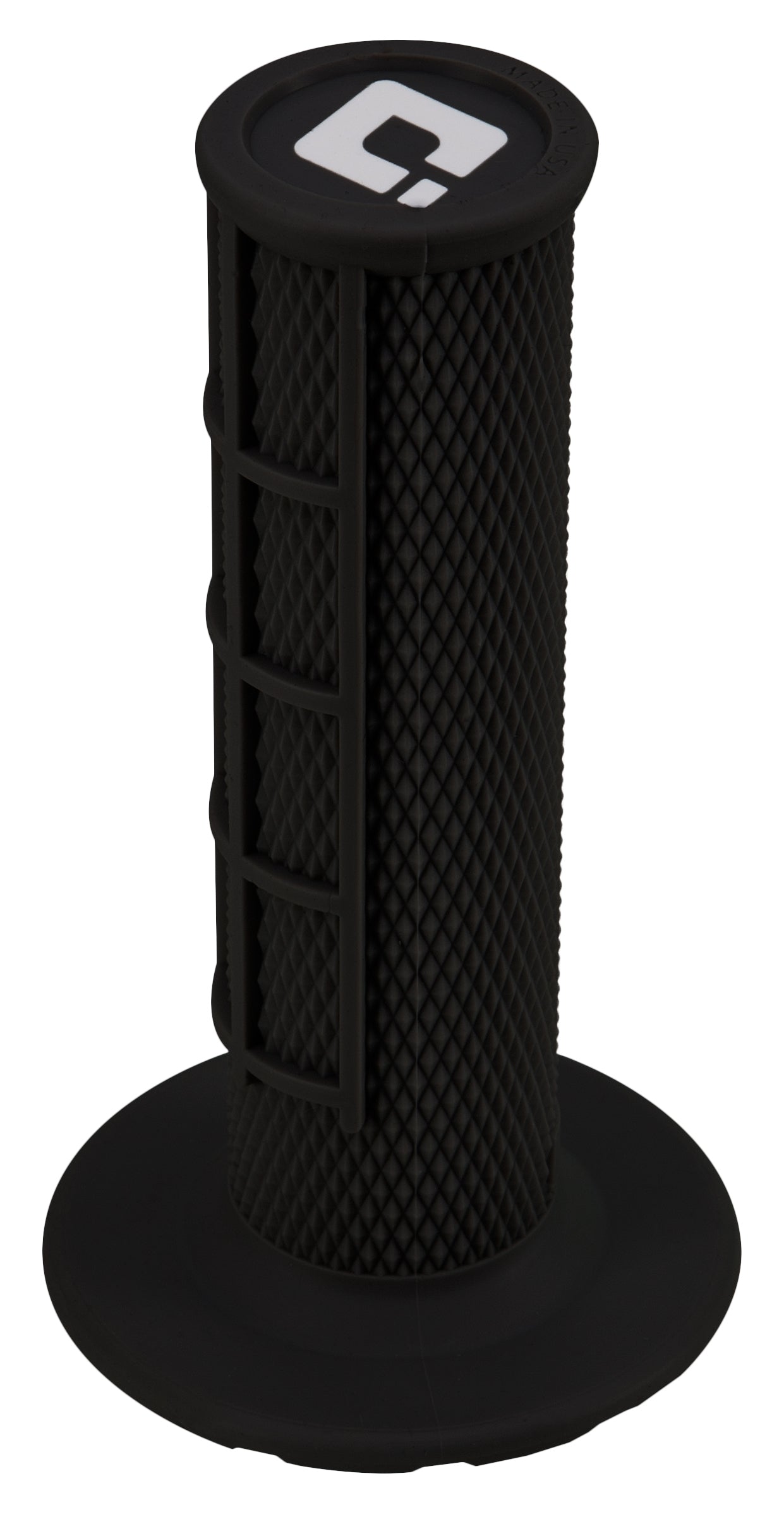ODI Ruffian Half Waffle Grips Black – Durable 1/2 Waffle MX Hand Grips for E-Bikes and Motorcycles