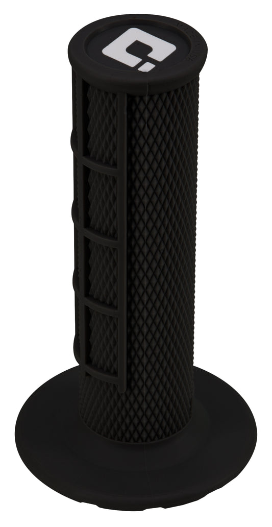 ODI Ruffian Half Waffle Grips Black – Durable 1/2 Waffle MX Hand Grips for E-Bikes and Motorcycles