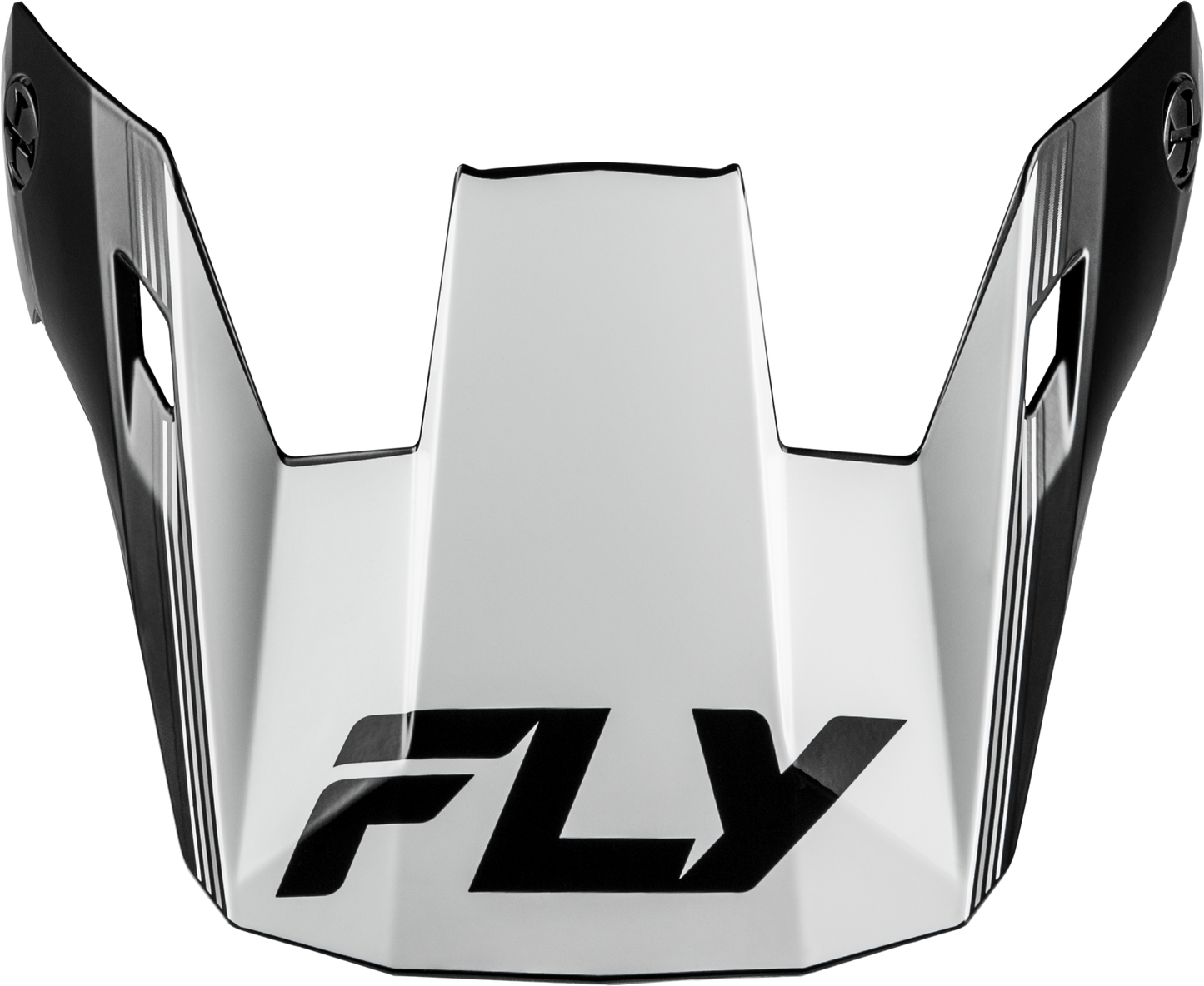 Fly Racing Rayce Repeat Helmet Visor Black and White for XS to LG Helmets