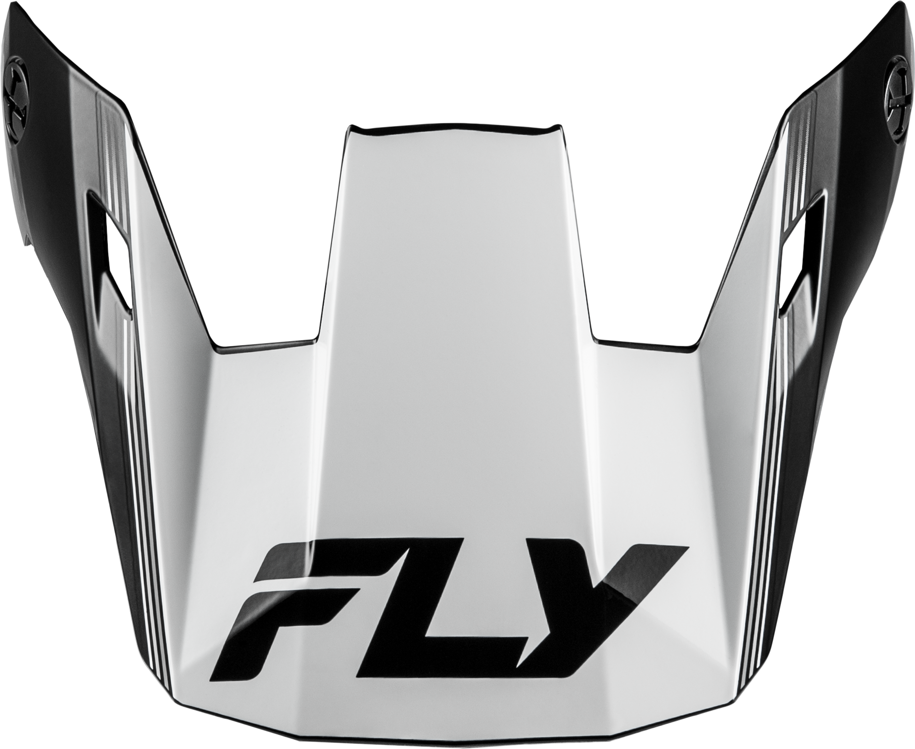 Fly Racing Rayce Repeat Helmet Visor Black and White for XS to LG Helmets