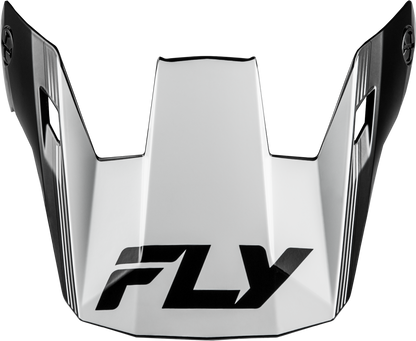 Fly Racing Rayce Repeat Helmet Visor Black and White for XS to LG Helmets