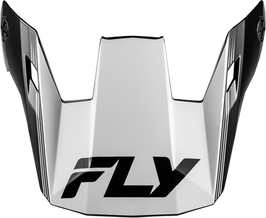 Fly Racing Rayce Repeat Helmet Visor Black and White for XS to LG Helmets