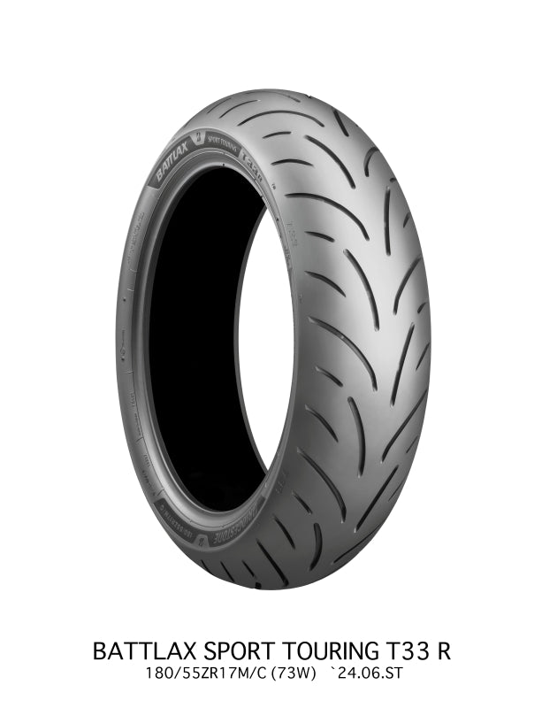 Bridgestone Battlax Sport Touring T33R Tire - 190/55ZR17 M/C 75W TL Rear