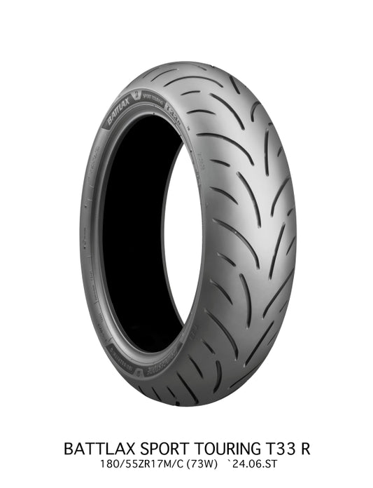 Bridgestone Battlax Sport Touring T33R Tire - 190/50ZR17 M/C 73W TL Rear