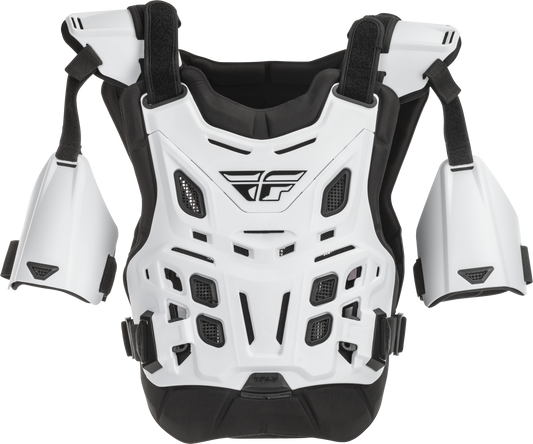 Fly Racing CE Revel XL Roost Guard Offroad White for Adults - Enhanced Protection and Comfort