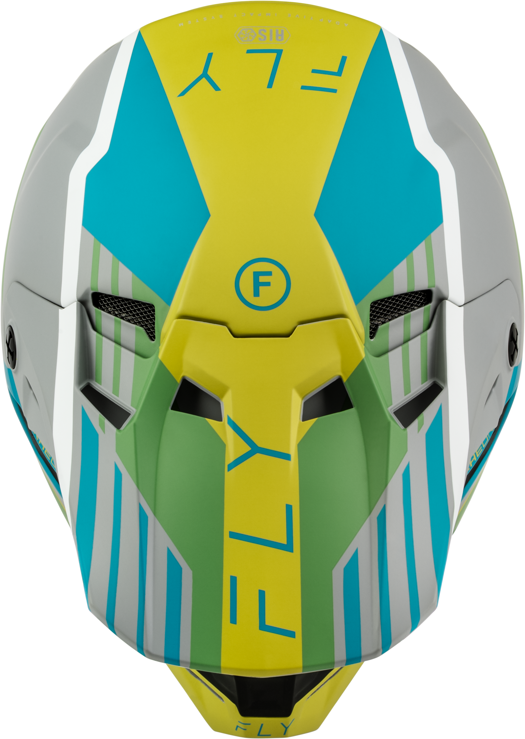 Formula Cc Strike Helmet Matte Grey/Green/Teal 2x