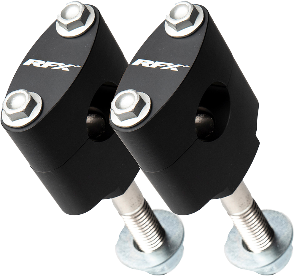 RFX Handlebar Mount Kit 7/8 inch Black for Honda and Kawasaki