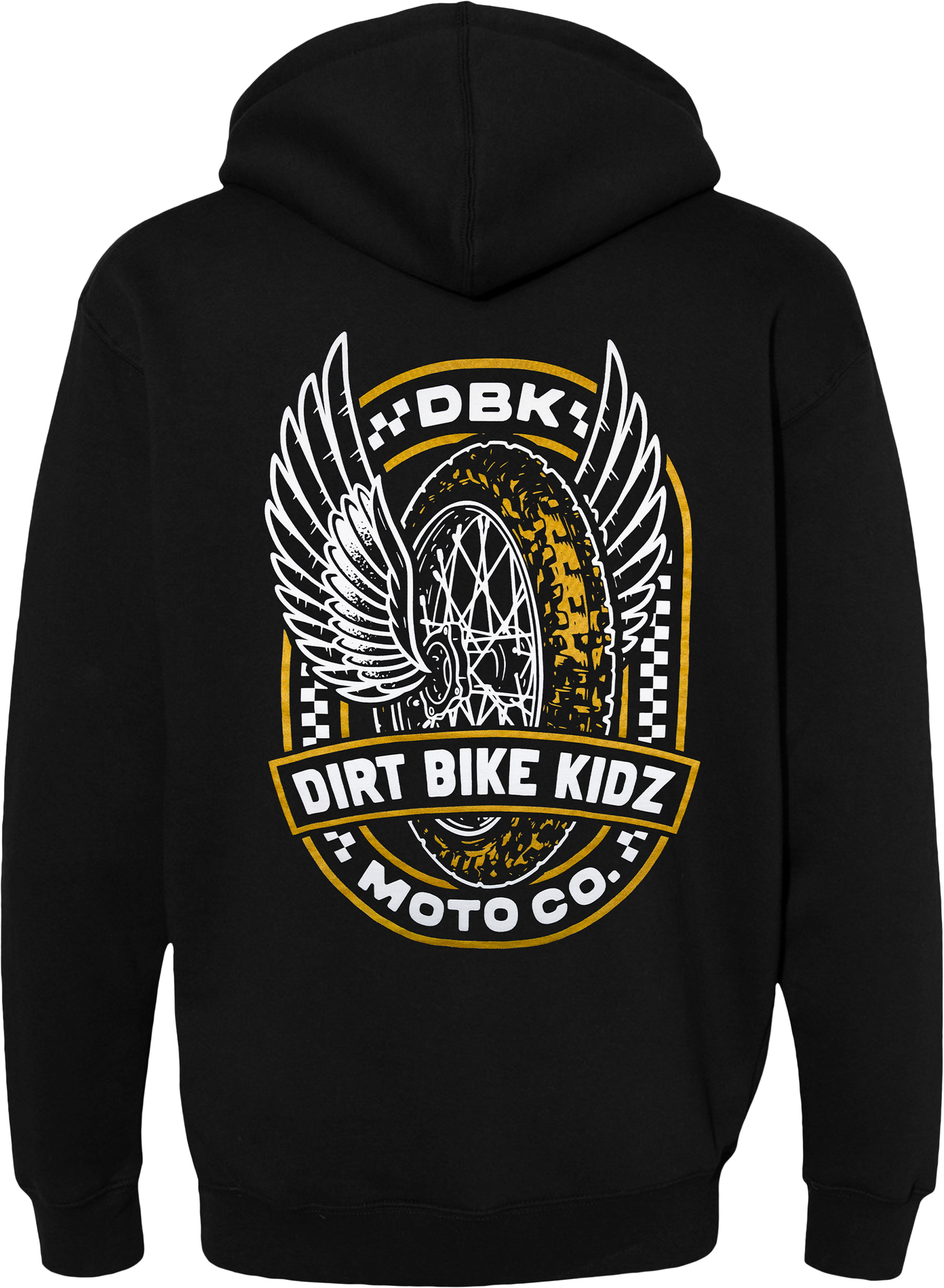 DBK Guardian Hoodie Black 2X - Comfortable 8oz Cotton-Poly Blend