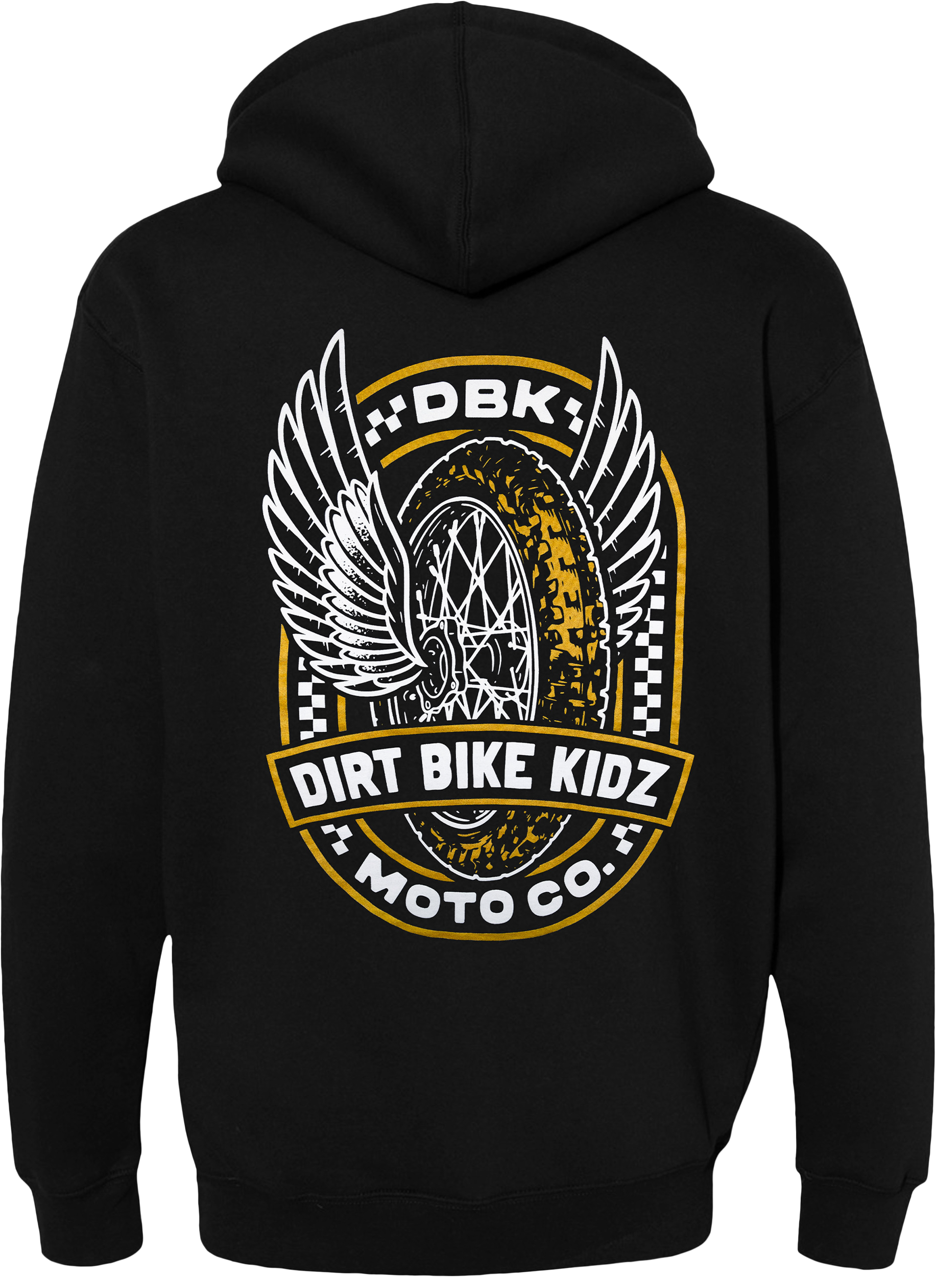 DBK Guardian Hoodie Black 2X - Comfortable 8oz Cotton-Poly Blend