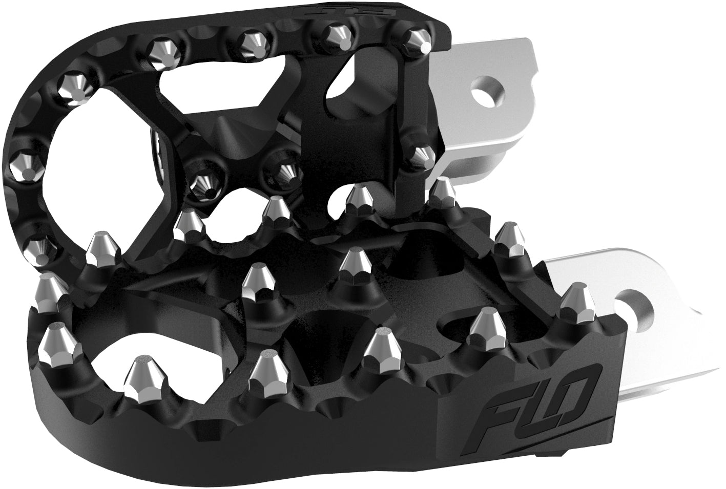 FLO MOTORSPORTS Moto Style Footpeg Set for Harley Davidson Softail 2018 - Black M8