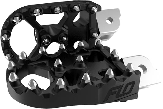 FLO MOTORSPORTS Moto Style Footpeg Set for Harley Davidson Softail 2018 - Black M8