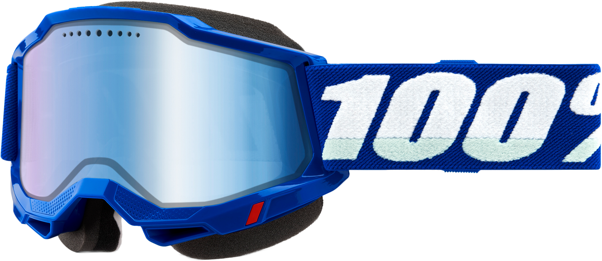 100-Percent Accuri 2 Snowmobile Goggle with Blue Mirror Lens