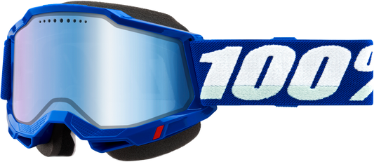 100-Percent Accuri 2 Snowmobile Goggle with Blue Mirror Lens
