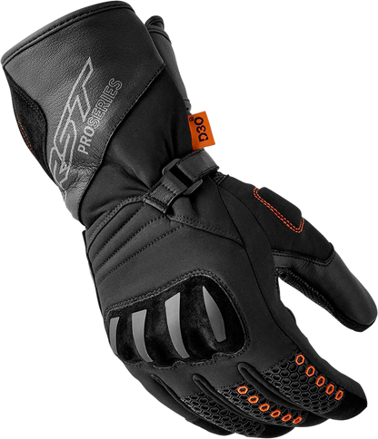 RST Artic D3O Waterproof Gloves Black Textile - Size 2XL