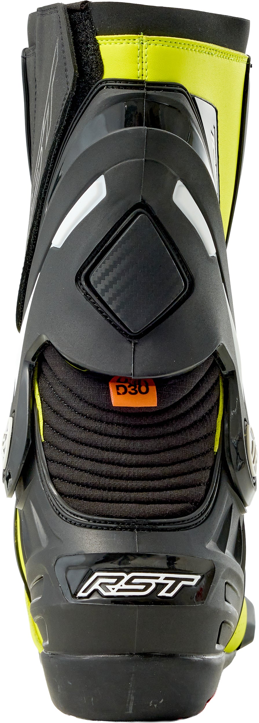RST Tractech Evo D3o Motorcycle Boots Black and Fluorescent Yellow - Size 9