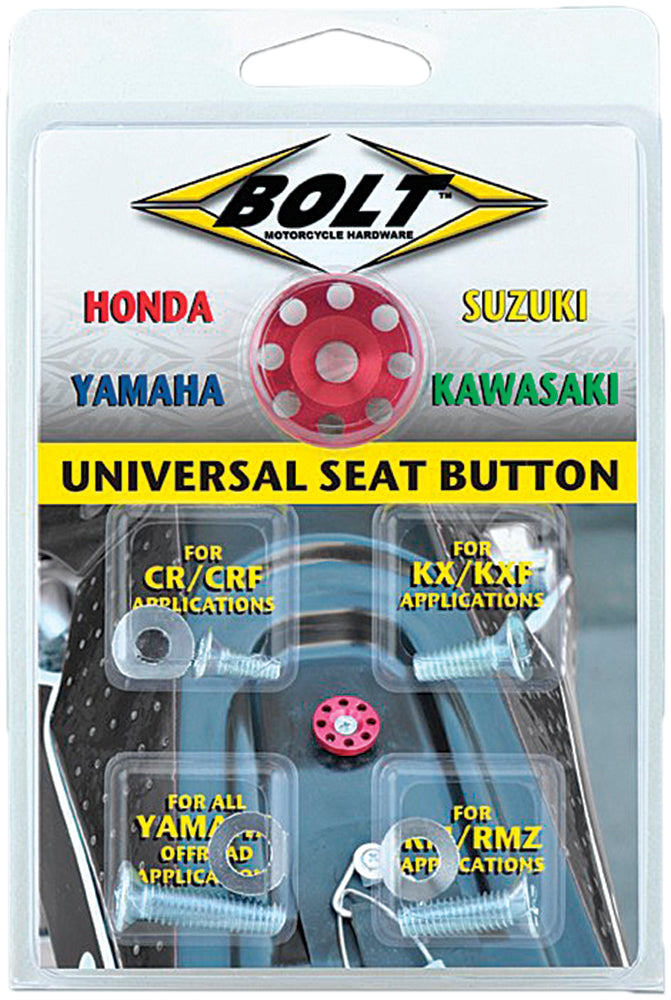 BOLT Anodized Seat Button BMH-SB for Japanese Off-Road Vehicles