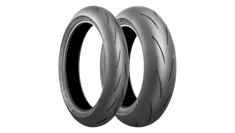 Bridgestone Battlax Racing Street RS12 Rear Tire - 180/55ZR17, 73W, Tubeless