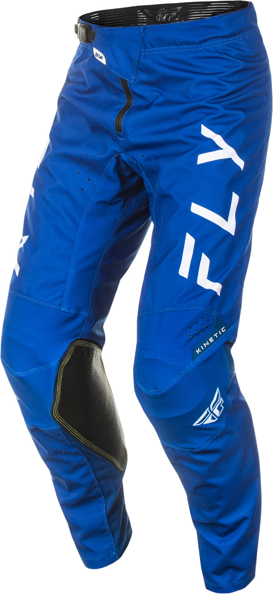 Fly Racing Kinetic Center Pants in Navy/White Size 28 – Durable, Ventilated Motocross Gear