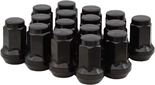 Sedona DFC-54010B 10mm x 1.25 Tapered Lug Nuts in Black, 14mm Hex, Pack of 16