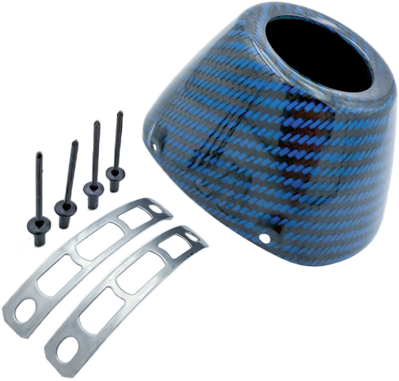 FMF Carbon Cap 4.1 New Style Blue Carbon
