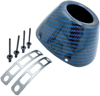 FMF Carbon Cap 4.1 New Style Blue Carbon