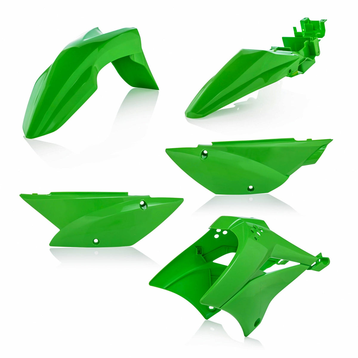 Acerbis Plastic Kit 2010-2026 Kawasaki KLX110 Black, Grey, Green or Original - Kelly Motorsports
