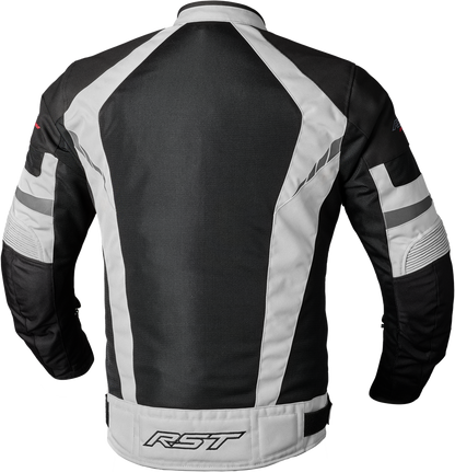 RST PS Ventilator D3O Jacket Black/Silver Textile XL – Breathable Sport & Touring Motorcycle Gear