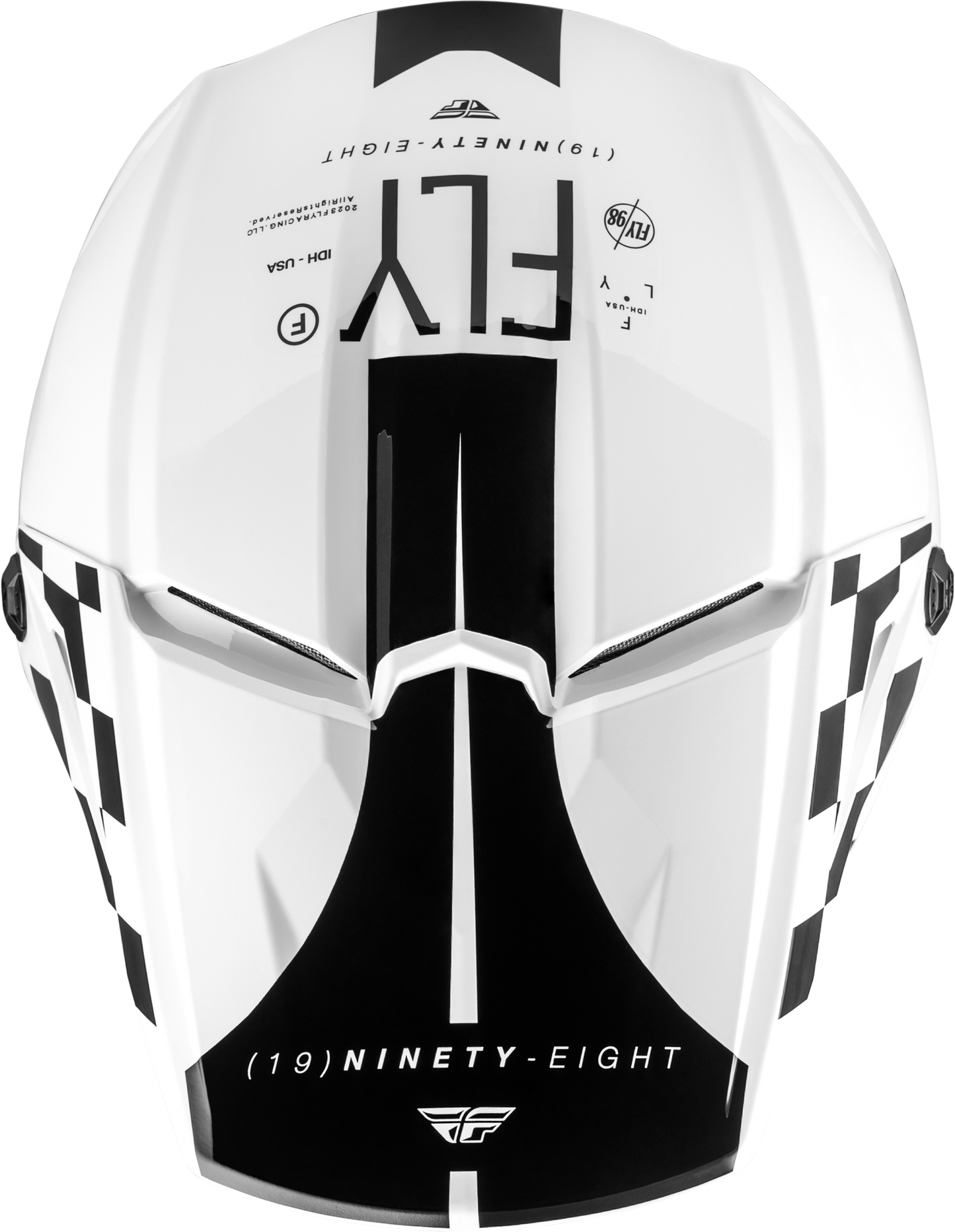 Kinetic Lite Rival Helmet Gloss White/Black 2x