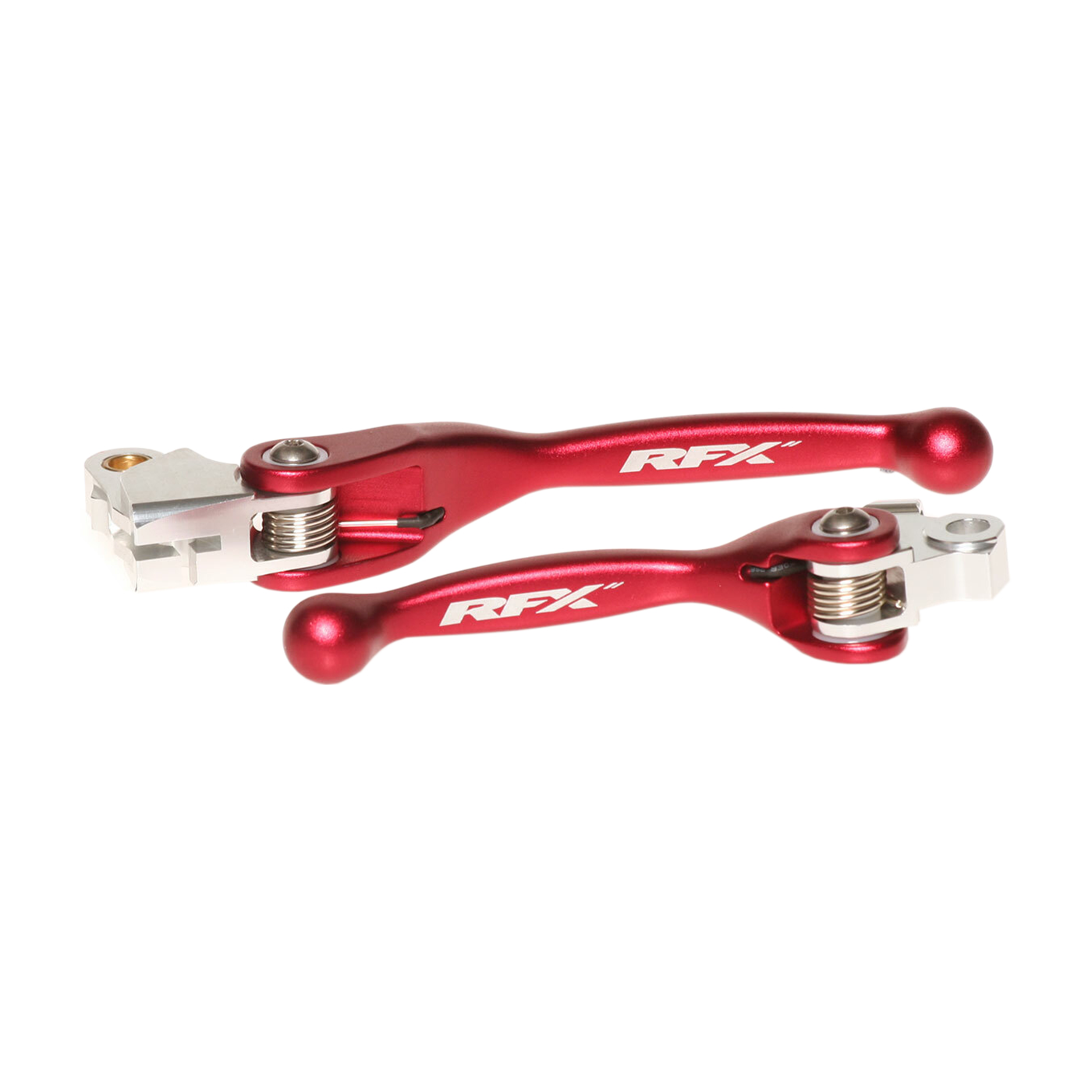 RFX FXFL 40100 55RD Flexible Brake and Clutch Lever Set for Motorcycles