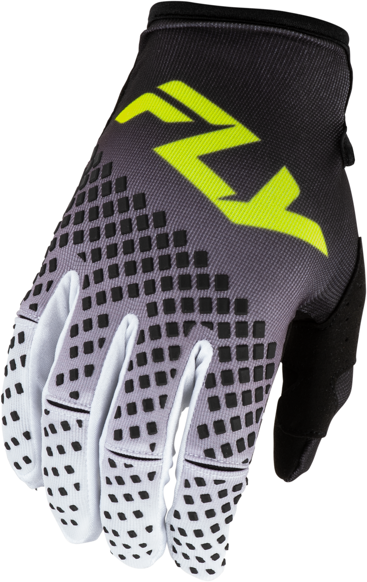 Youth Kinetic Fade Gloves Black/White/Hi Vis Ys