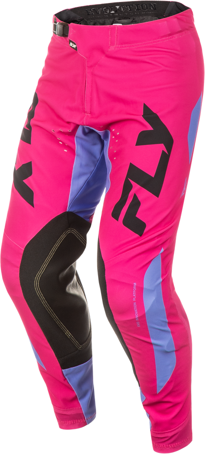 Fly Racing Evolution DST Pants Pink/Lavender/Black Size 28