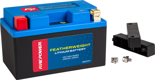 FIRE POWER Featherweight Lithium Battery HJTZ14S-FP-B – 12V, 250 CCA, 60Wh