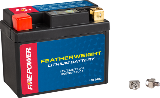 FIRE POWER Featherweight Lithium Battery LFP03-B for Honda and Yamaha Motorcycles