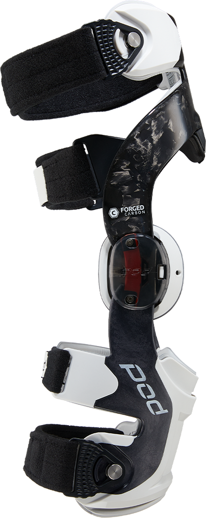 POD K8 3.0 Knee Brace Carbon Right Large – Advanced Carbon Fiber Support with Human Motion Hinge