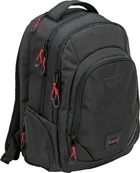 FLY Racing Main Event Backpack Black – 25L Motorcycle Gear and Travel Bag