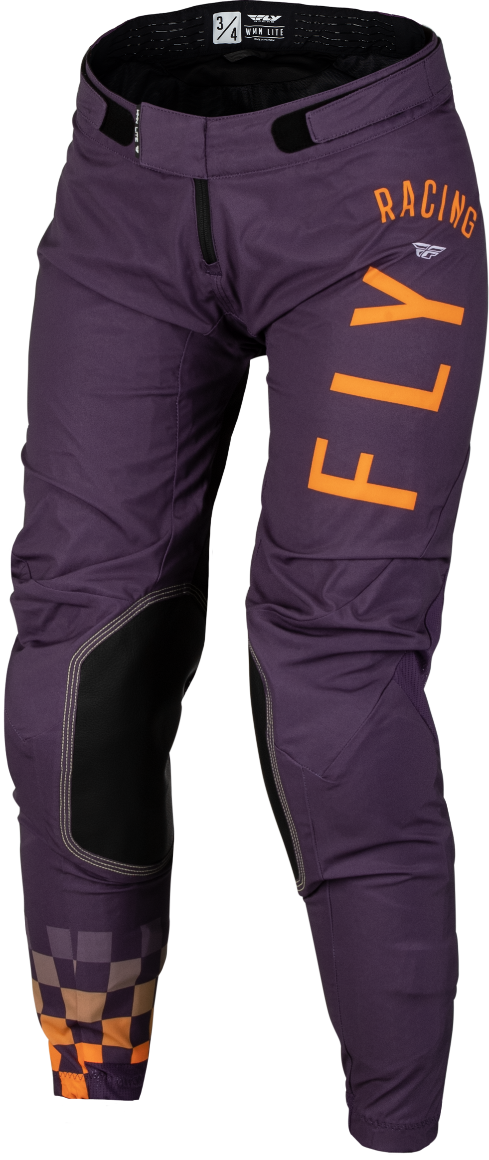 Fly Racing Women's Lite Pants Deep Purple/White/N Coral Size 0/2 – Lightweight Athletic Pants with Comfort Mesh Liner