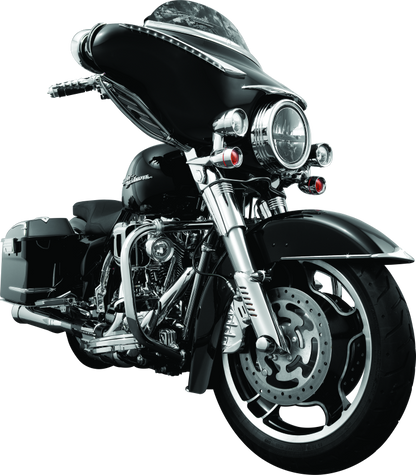 Kuryakyn Front Fender Side Trim Chrome for Harley Davidson Touring Models