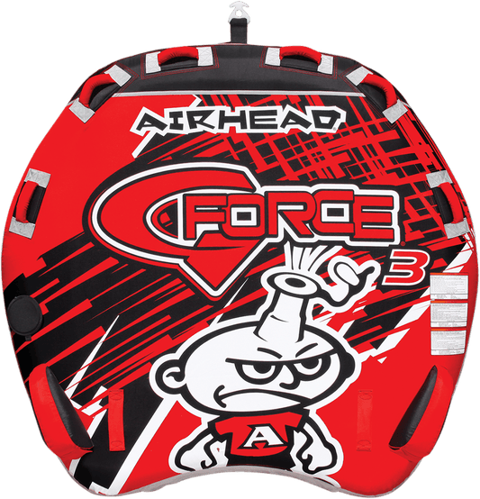 AIRHEAD SPORTS GROUP Tube - G-Force - Inflatable/Towable - One/Two/Three Rider AHT3GF - Kelly Motorsports