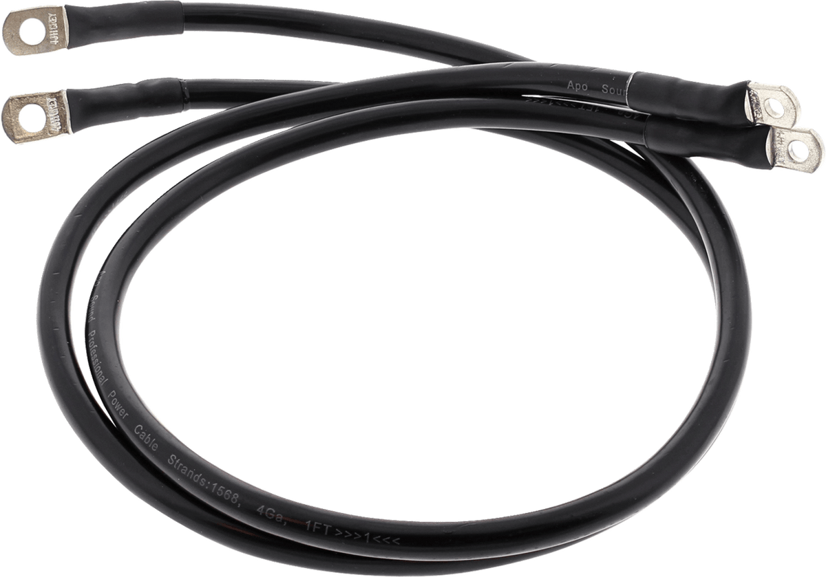 ALL BALLS Battery Cable Kit - Black 79-3008-1 for Improved Starter Performance - Kelly Motorsports