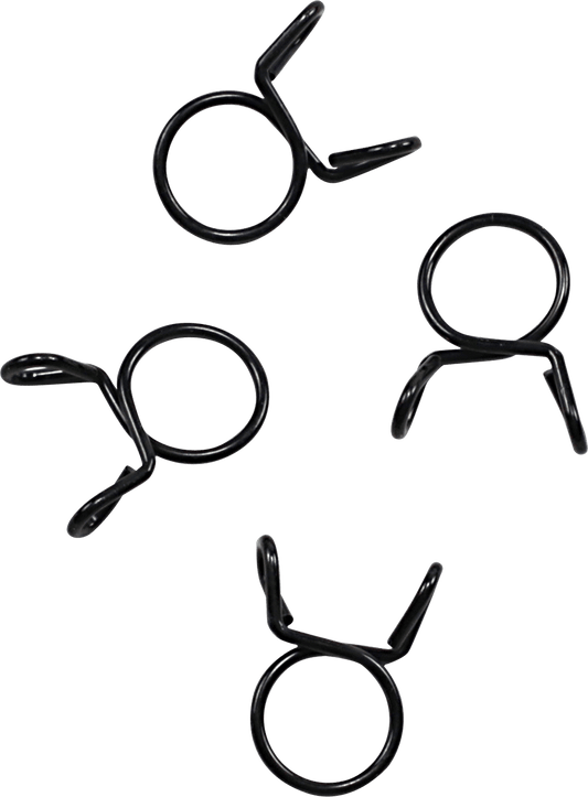 ALL BALLS FS00054 Refill Clamp Kit for Fuel Line and Wiring - 10.3 mm, Black, 4 Pack - Kelly Motorsports