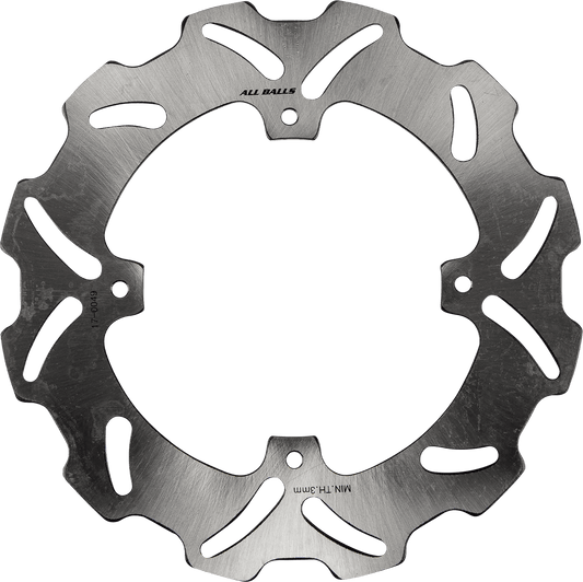 ALL BALLS Honda 18-0049 Slotted Wave-Style Brake Rotor - Kelly Motorsports