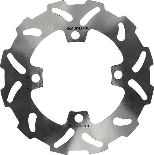 ALL BALLS Kawasaki/Suzuki Brake Rotor 18-0053 – Durable Stainless Steel with Slotted Wave Design - Kelly Motorsports
