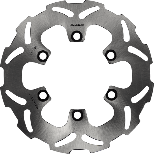 ALL BALLS Kawasaki/Suzuki Brake Rotor 18-0068 – Durable Stainless Steel with Slotted Wave Design - Kelly Motorsports
