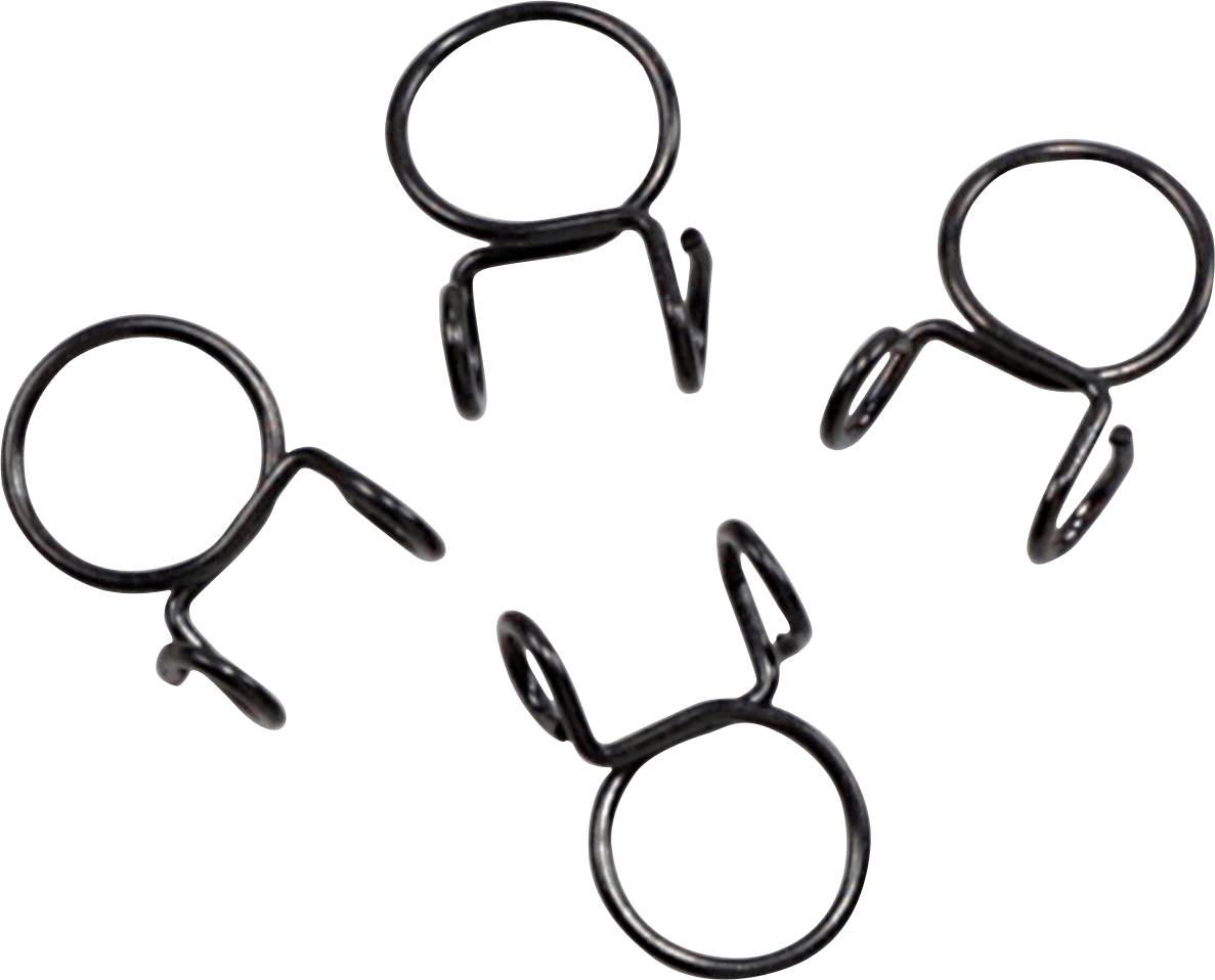 ALL BALLS Refill Clamp Kit FS00062 – 10 mm Fuel Line and Wire Clamps, Black, 4 Pack - Kelly Motorsports