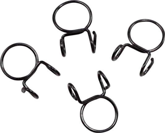 ALL BALLS Refill Clamp Kit FS00062 – 10 mm Fuel Line and Wire Clamps, Black, 4 Pack - Kelly Motorsports