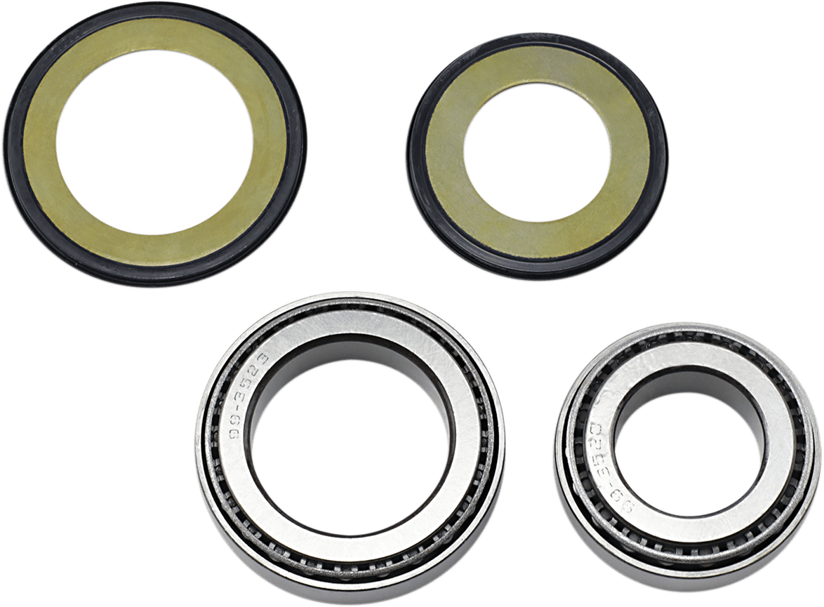 ALL BALLS Steering Stem Bearing Kit for Honda 22-1037 - Tapered Roller Bearings Replacement - Kelly Motorsports