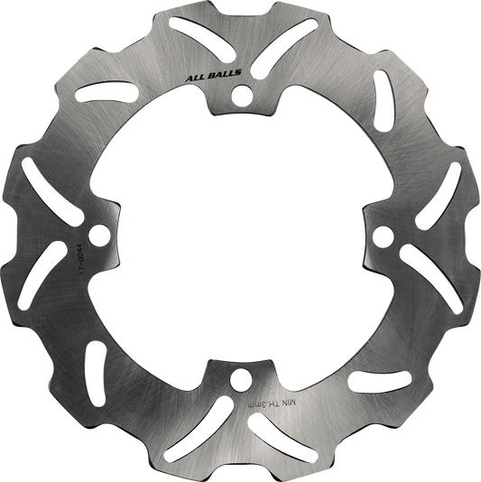 ALL BALLS Suzuki Brake Rotor 18-0044 – Durable Stainless Steel with Slotted Wave Design - Kelly Motorsports