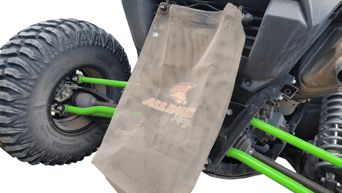 ALL BALLS Trail Bag - Black 82-4015 for Efficient Trail Trash and Gear Storage - Kelly Motorsports